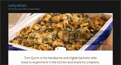 Desktop Screenshot of cookingwithquinn.com